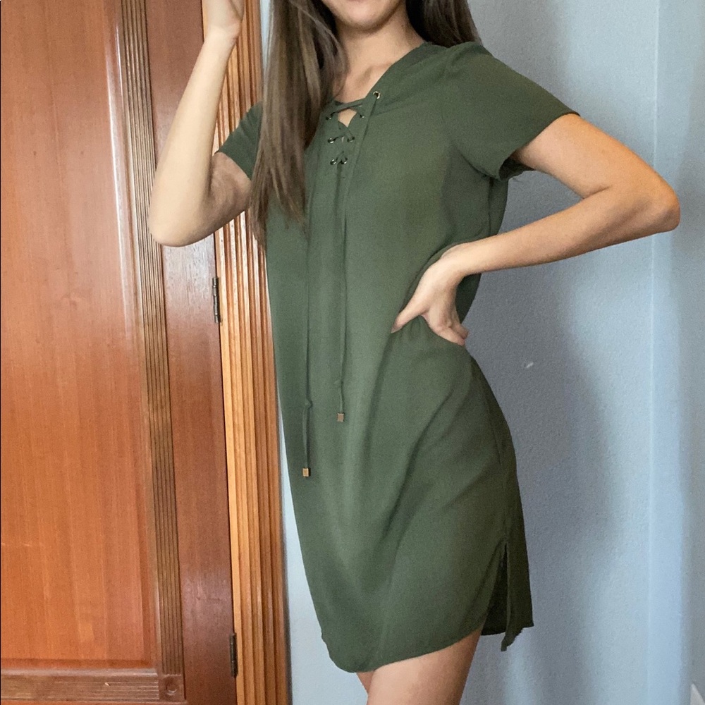 Persaya Olive Green Dress size Small